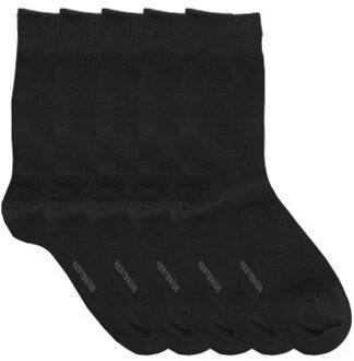 Resteröds 5 stuks Bamboo Socks Beige,Zwart,Grijs,Wit,Blauw,Versch.kleure/Patroon - Maat 40/45