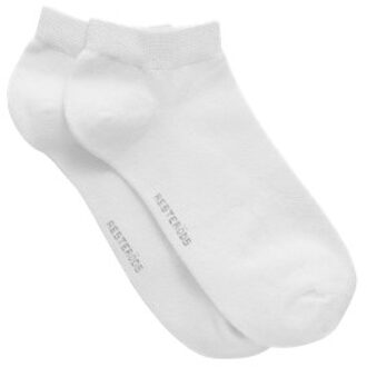 Resteröds 5 stuks Organic Ankle Socks * Actie * Zwart,Wit - Maat 40/45