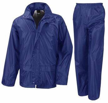 Result All Weather regenpak - voor volwassenen - blauw - Polyester - 2 delig