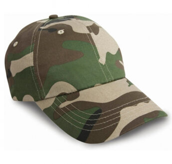 Result Camouflage Pet - groen - baseballcap - volwassenen - legercaps - 100% katoen