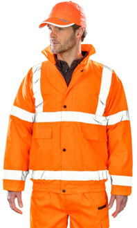 Result Heren hi-vis winter blouson jas Oranje - S