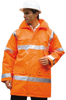 Result Heren motorway hi-vis jas Oranje - XXL / XXXL