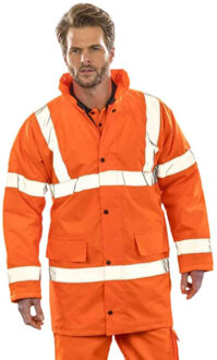 Result Motorwayjas heren - maat XXL / XXXL Oranje