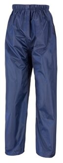 Result Regenbroek voor kinderen - donkerblauw - Polyester - Tailleband XL (11-12 jaar) - Regenbroeken