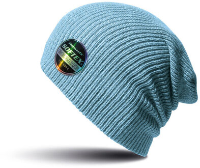 Result Softex beanie wintermuts in het lichtblauw