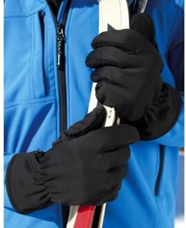 Result Softshell thermal winter handschoenen - volwassenen - Zwart