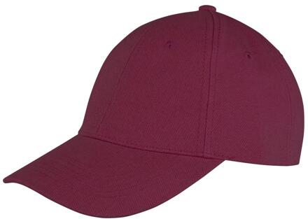 Result Unisex core memphis 6 panel baseball cap Rood - One size
