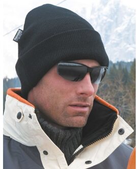 Result Winter skimuts - zwart - volwassenen - wintermuts - One size - Acryl