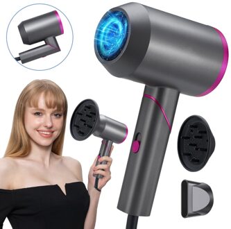 Resuxi 2000W Professionele Föhn Opvouwbare Handvat Haar Blower Borstel Haar Styler Föhn Negatieve Ion Koud lucht Droger VS