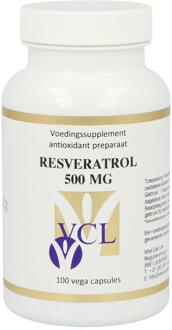 Resveratrol 500 mg - 100 vegicaps - Kruidenpreparaat - Voedingssupplement