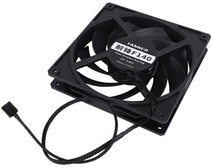 Retail 140Mm 120X25mm Dc 12V 4Pin 0.5A Hoge Snelheid Computer Pc Bearing Cooling Fan Case