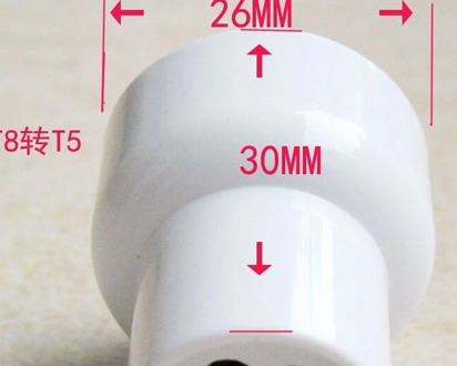 Retail 5pcs T8 TO T5 lamp holder converter for light tube