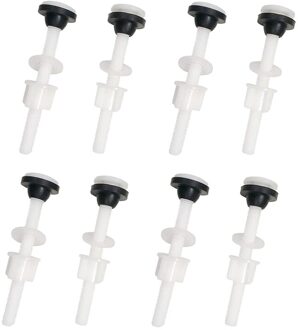 Retail 8 Pack Toilet Tank Plastic Bouten M10 Tank Om Kom Badkamer Wc Reparatie Kits Montage Schroeven En Seal Set pan Hoofd Bouten