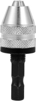 Retail Keyless 0.5-3Mm Jaw Bit Boor Houder Boor 1/4 Inch Hex Shank Schroevendraaier Adapter Kit Controller Elektrische gereedschap