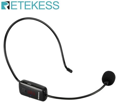 Retekess TR503 Draadloze Microfoon Headset Voice Versterker Fm-zender 87-108Mhz Voor Teaching Tour Guide Systeem Karaoke