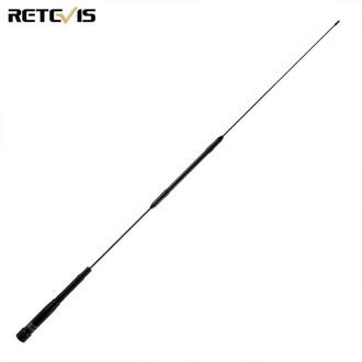 Retevis MA03 VHF&UHF 144/430 MHz Dual Band 100W 5dBi Black Mobile Car Radio Antenna with SL-16-J Connector Vehical Walkie-talkie