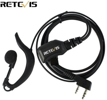 Retevis R-111 PTT Earpiece PU Wire Tensile For Kenwood Retevis H777 RT5R BAOFENG UV-5R BF-888S TYT Radio Walkie Talkie C9037A