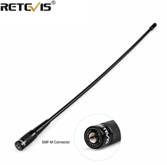 Retevis RHD-771 SMA-M Male Antenna 37.5cm VHF UHF Walkie Talkie Antenna For Yaesu VX-3R VX-5R Retevis RT1 RT3S RT3 RT81 For TYT