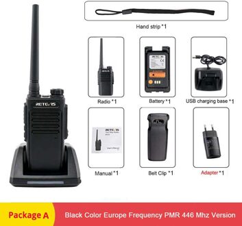 Retevis RT647 IP67 Waterdichte Walkie Talkie 1Pc Pmr Radio PMR446 Vox Handsfree Twee-weg Radio Comunicador voor Surfriding/Skiën PMR RT647 Package A