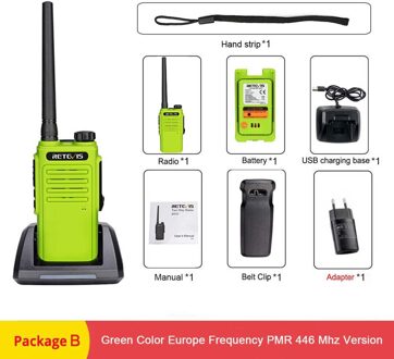 Retevis RT647 IP67 Waterdichte Walkie Talkie 1Pc Pmr Radio PMR446 Vox Handsfree Twee-weg Radio Comunicador voor Surfriding/Skiën PMR RT647 Package B
