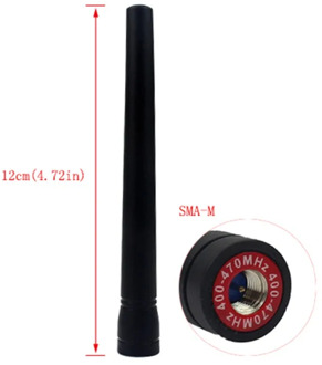 Retevis RT8 Antenna UHF 400-470MHz Short 4.72in SMA-M Antenna for Retevis RT8 Two Way Radio Walkie Talkie Hf Transceiver J9115D