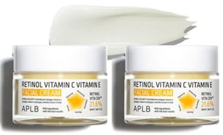 Retinol Vitamin C Vitamin E Facial Cream Set - Gezichtscrème