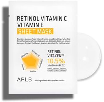 Retinol Vitamin C Vitamin E Sheet Mask - Sheetmasker