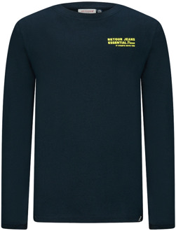 Retour jongens longsleeve Marine - 158-164