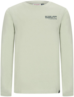 Retour jongens longsleeve Olijf - 116