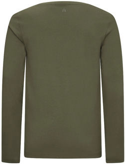 Retour jongens longsleeve Olijf - 158-164