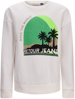 Retour jongens sweater Ecru - 170-176