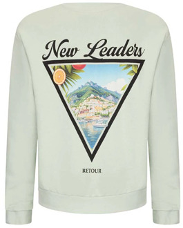 Retour jongens sweater Mint - 158-164