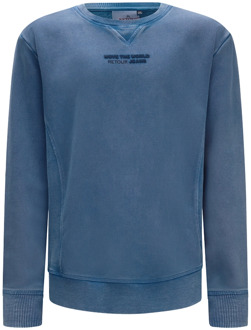 Retour jongens sweater Pastel blue - 116