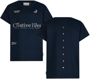 Retour jongens t-shirt Marine - 134-140