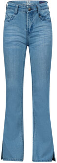 Retour Meiden flared pants jeans anouk light indigo denim Blauw - 116
