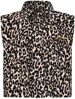 Retour meisjes gilet Zand - 122-128