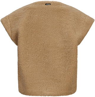 Retour meisjes gilet Zand - 158-164