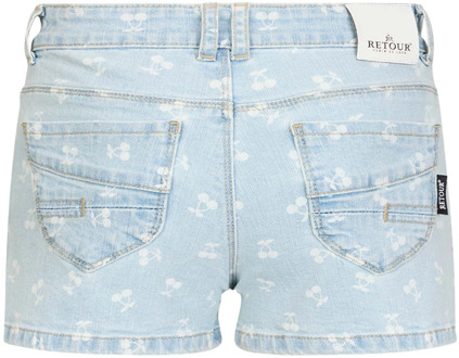 Retour meisjes korte broek Bleached denim - 158-164