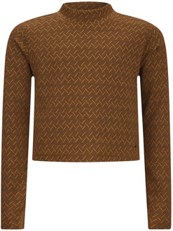 Retour meisjes longsleeve Zand/bruin - 170-176