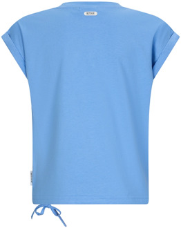 Retour meisjes t-shirt Blauw - 122-128