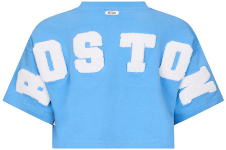 Retour meisjes t-shirt Blauw - 134-140