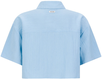 Retour meisjes t-shirt Blauw - 134-140