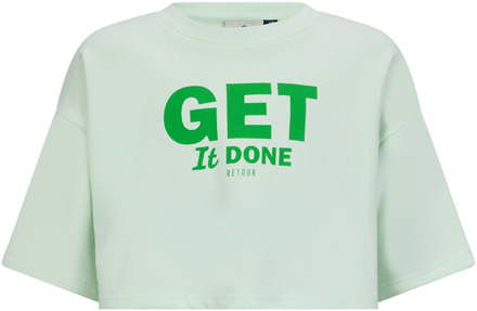 Retour meisjes t-shirt Licht groen - 158-164