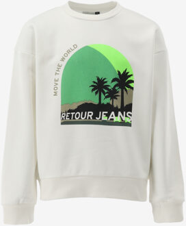 Retour Sweater TED wit - 140/10J;152/12J;164/14J;176/16J;104/4J;110/5J;116/6J;128/8J