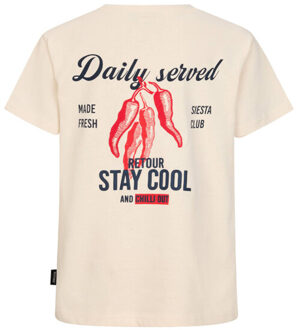 Retour T-shirt rjb-061-211 bruno Ecru - 146/152