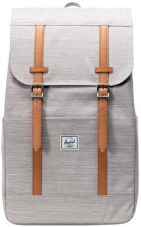 Retreat Backpack light grey crosshatch backpack Grijs - H 46 x B 28 x D 15