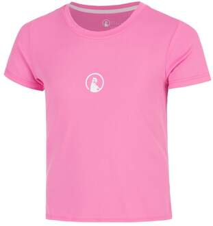 Retriever T-shirt Meisjes-pink, wit - 128