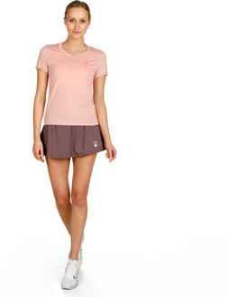 Retriever V-Neck T-shirt Dames oud_roze - XS,S,M,L,XL