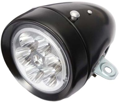 Retro 6 Led Fiets Front Light Koplamp Verstelbare 160 Graden Fietsen Mountainbike Hoofd Lamp Regendicht Met Beugel Nieuw