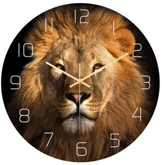 Retro Acryl Klok Muziek Disc UV Gedrukt Wandklok Huishouden Slaapkamer Opknoping Bar Decor zonder Batterij CC103